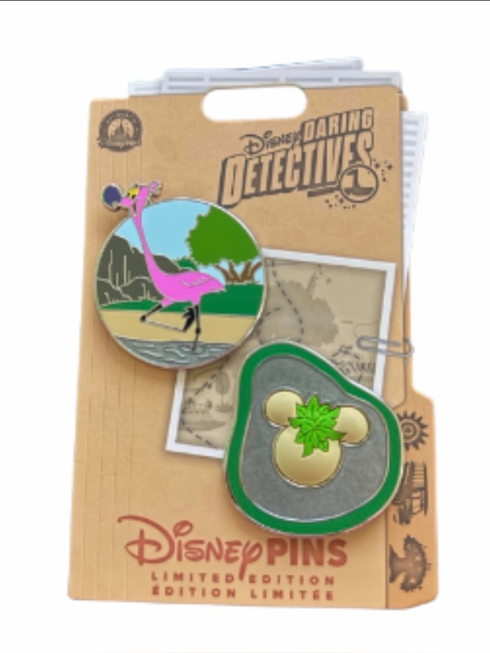 NEW Disney Pin “Daring Detectives” 2-Pin Set Limited Edition of 3000